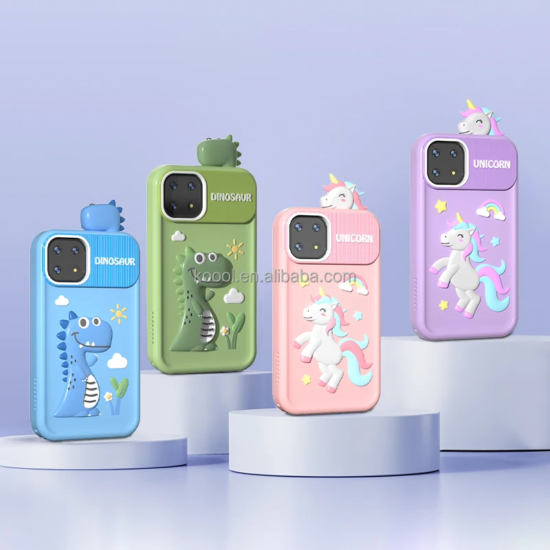 2024 Latest Holographic Video Projection Mobile Baby Phone Toys Dual Cameras Kids Toy Phone With Games