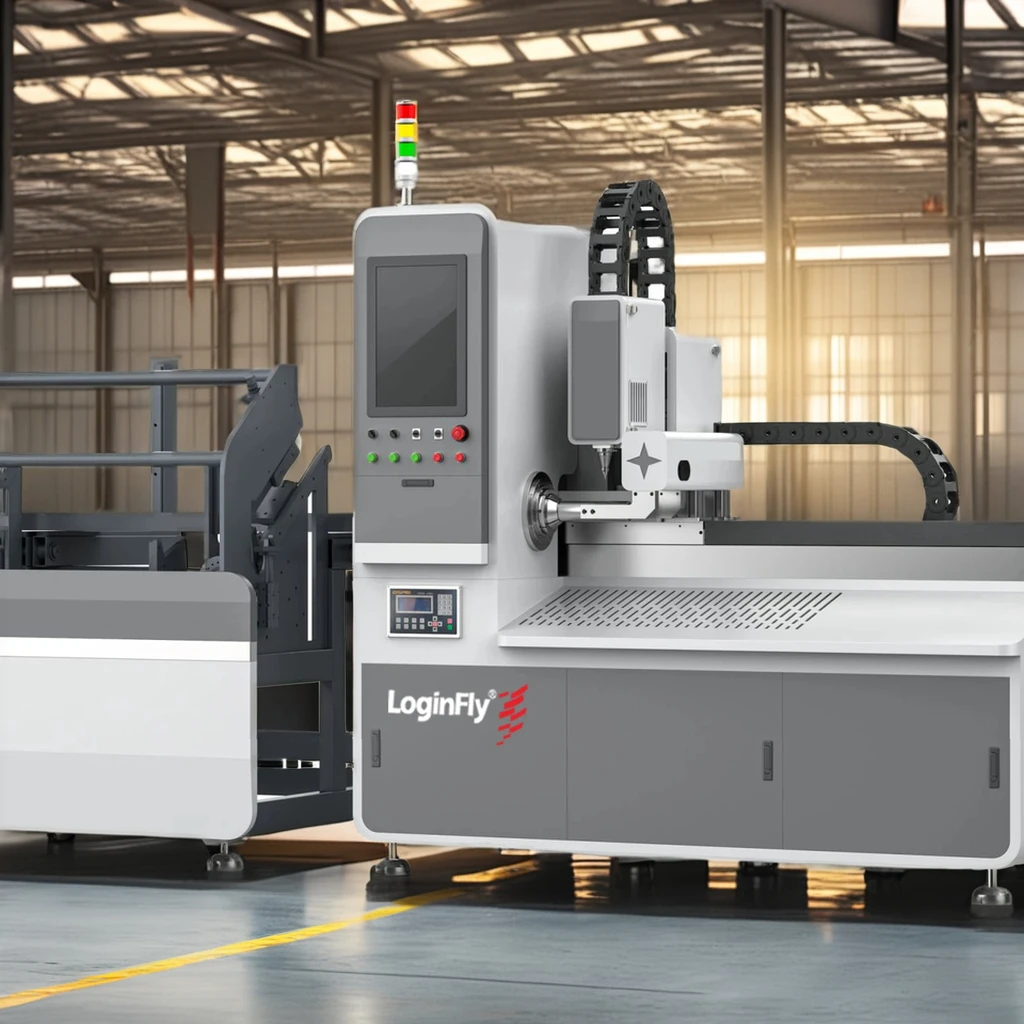 High Accuracy Automatic Metal Fiber Laser Pipe Tube Cutter Raycus Laser Source  Controller Servo Motor LAS PLT