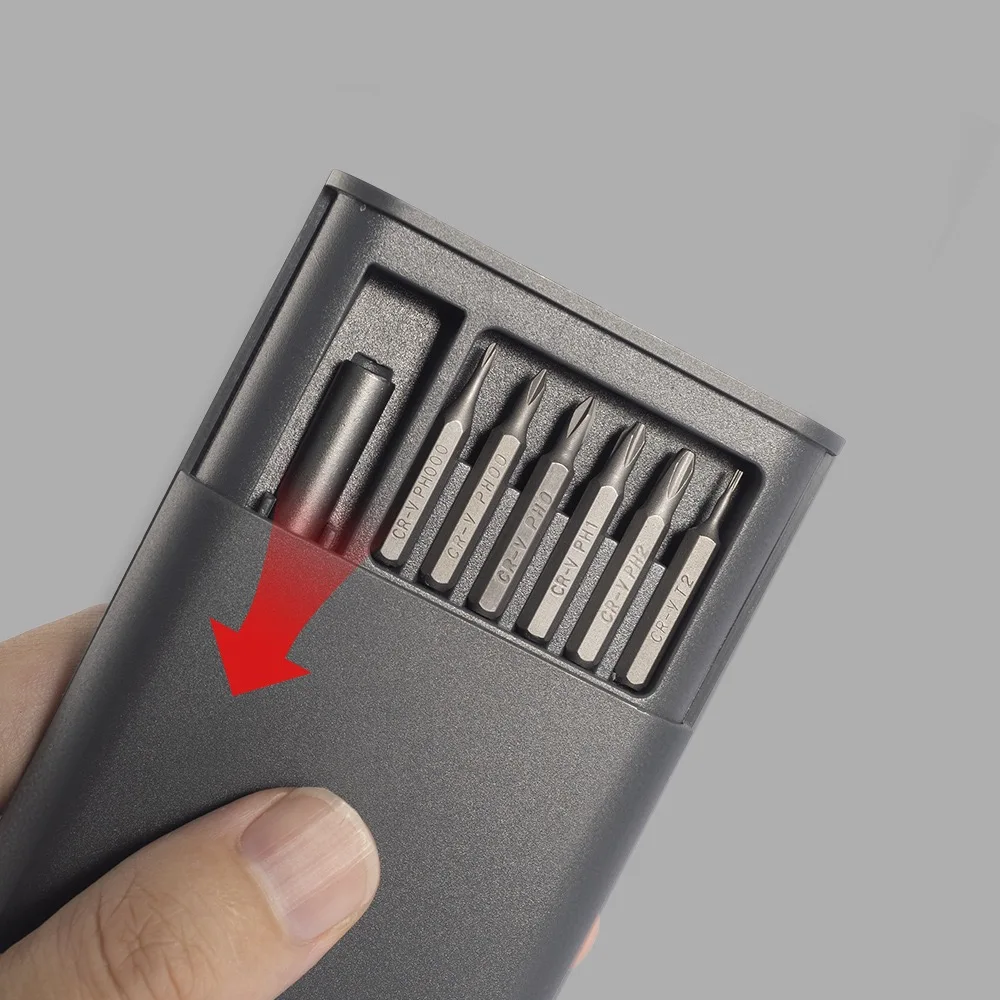 TOOLJOY 25 in 1 Set Torx Slotted Screwdriver Basic Tool Kit Hand Tools Magnetic Cell Phone Repair Kit Screwdriver Set