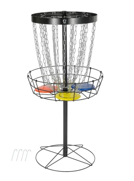 UGA Disc Golfmand Wholesale High Quality Disc Golf Basket 147Cm Height For Indoor Outdoor Sports Game
