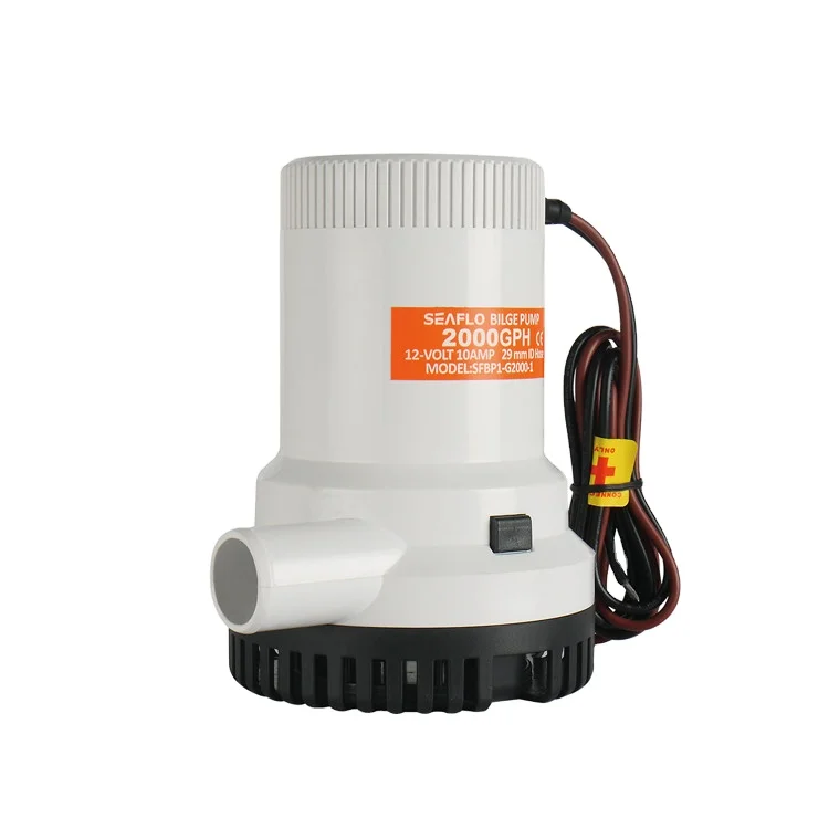 Морской Электрический погружной насос для рабочего колеса SEAFLO 12 В 2000 GPH