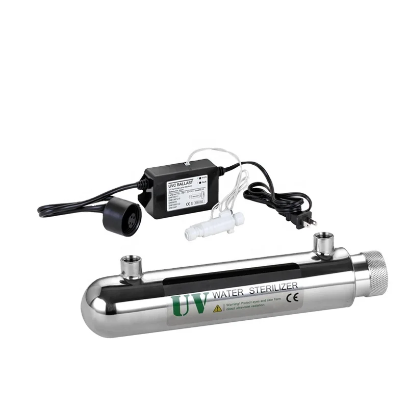 4w/0.3gpm AGUA TOPONE UV for Drinking Water under sink with FLOW SWITCH