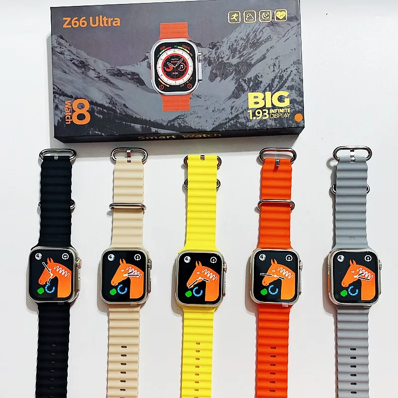 Новинка 2023, самые дешевые смарт-часы z66 серии reloj 8 ultra PK z59 z57 z55 z69 x8 n8 ws88, Смарт-часы