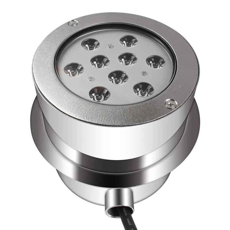 waterproof marine IP68 waterfall 27W color changing led underwater swimming pool lamp