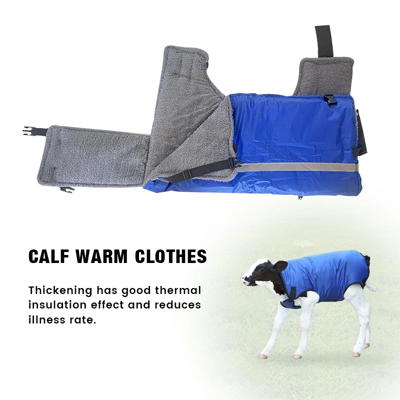 Factory Thick Warm Waterproof Calf Coat Blanket Calves Clothes Cattle Horse Farm Equipment Animal Husbandry Clothing