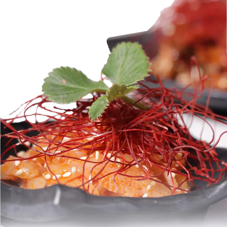 100% Pure Natural Chili Shreds Organic Dried Red Chili Threaded