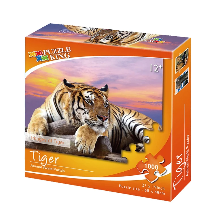 Fine art animal world intelligence 1000 piece jigsaw puzzle game for adult