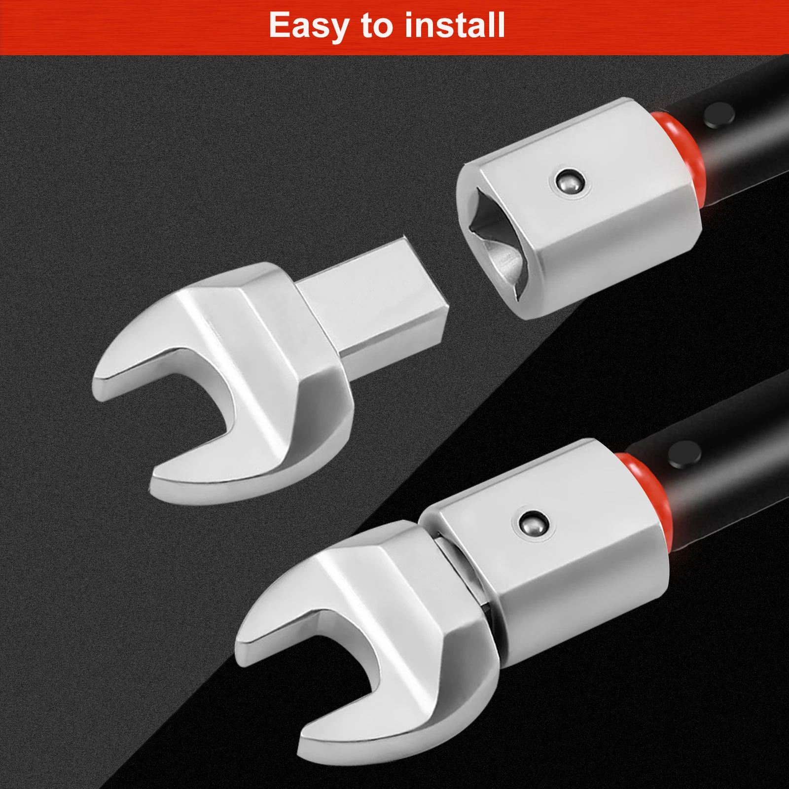 Adjustable Torque Wrench 5-60 Nm Open End Torque Wrench, Replaceable Torque Wrench for  Bicycle, Motorcycle and Car Maintenance