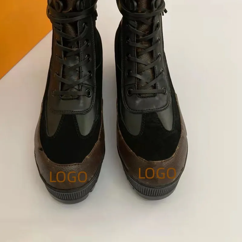 New Fashion Female Original Designer Brand Boots 1:1 Leather Other Women boot Shoes Winter Snow Ankle Designer Boots