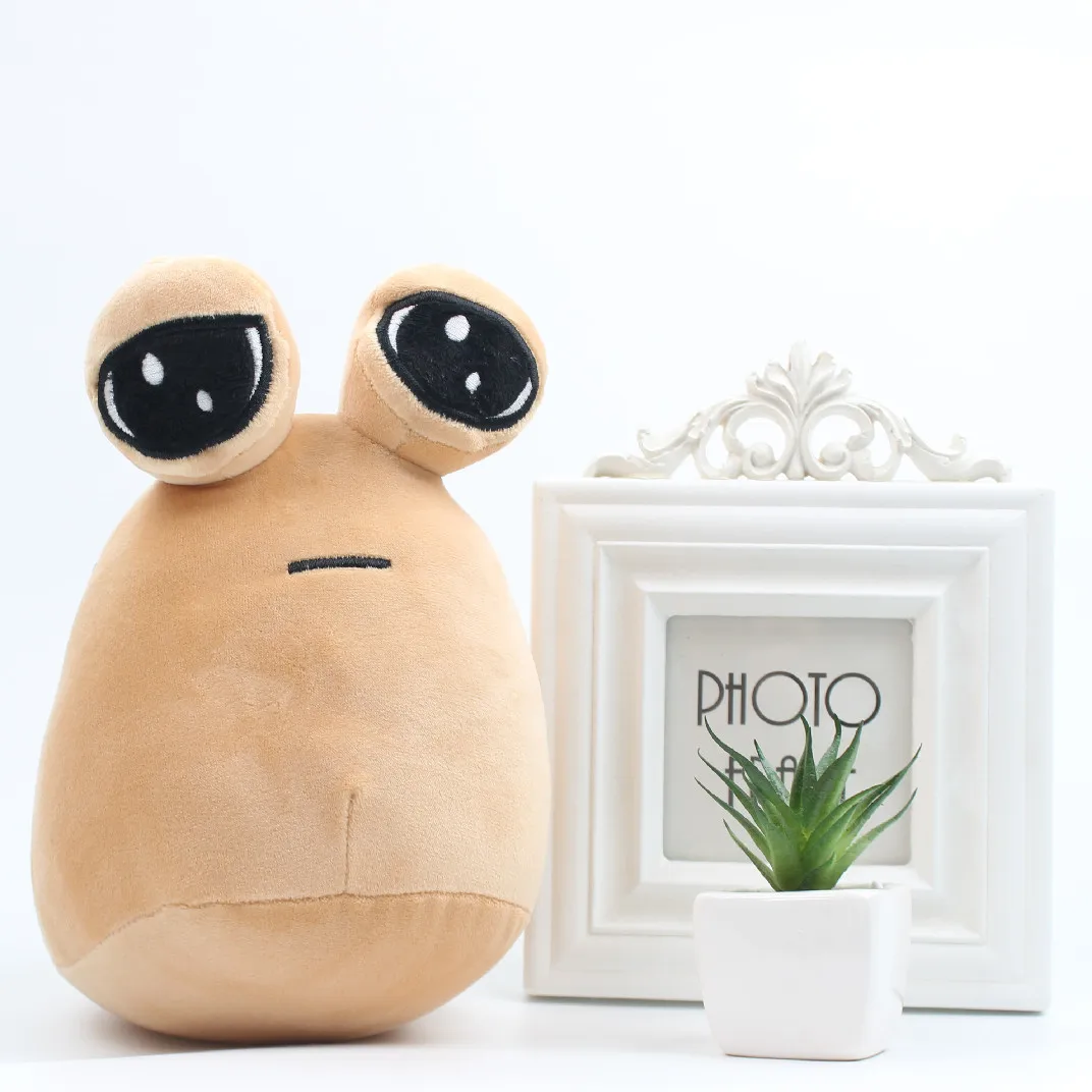 Alien Pou Plush Toy Furdiburb Emotion Alien Plushie Stuffed Animal Doll Customized