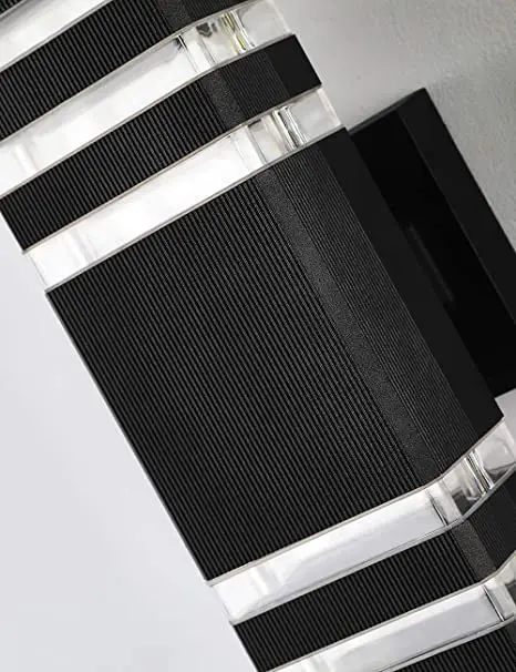 LED Up and Down Outdoor Wall Light 12W 3000K Warm White, Outdoor Waterproof LED Wall Lamp as Porch Light Fixture Waterproof