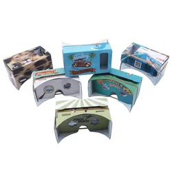 Diy Google Foldable Cardboard 3D Vr Glasses Virtual Reality For Kids Education