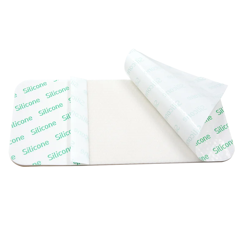 JCMED Silicone Gel Bordered Foam Dressing Extra Thin Silicone Gel Foam Dressing