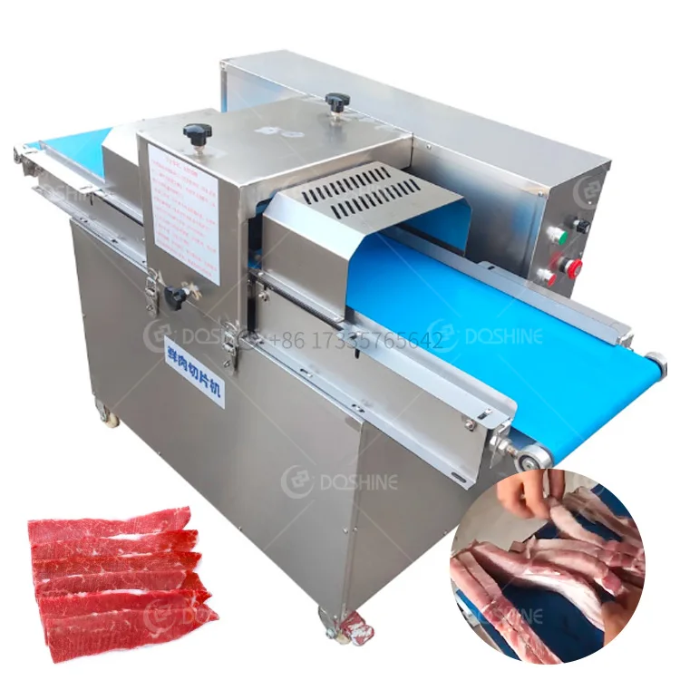 Automatic Horizontal Meat Slicer Machine Chicken Breast Fish Fillet Salmon Trout Cutting Machine