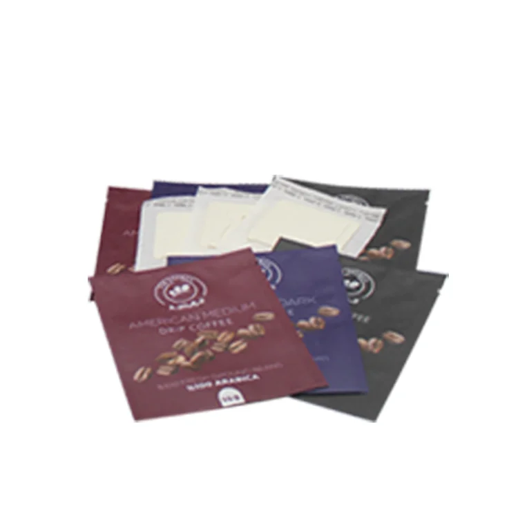 AT PACK Eco-Friendly Drip Coffee Bags Moisture-Proof Flat Coffee Bags with Drip Coffee Filter And Paper Box