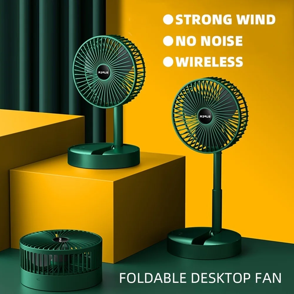 Hot Sale High Quality Fold Usb Home Small Electric Fan Rechargeable Mini Portable Electrical Standing Electric Fan