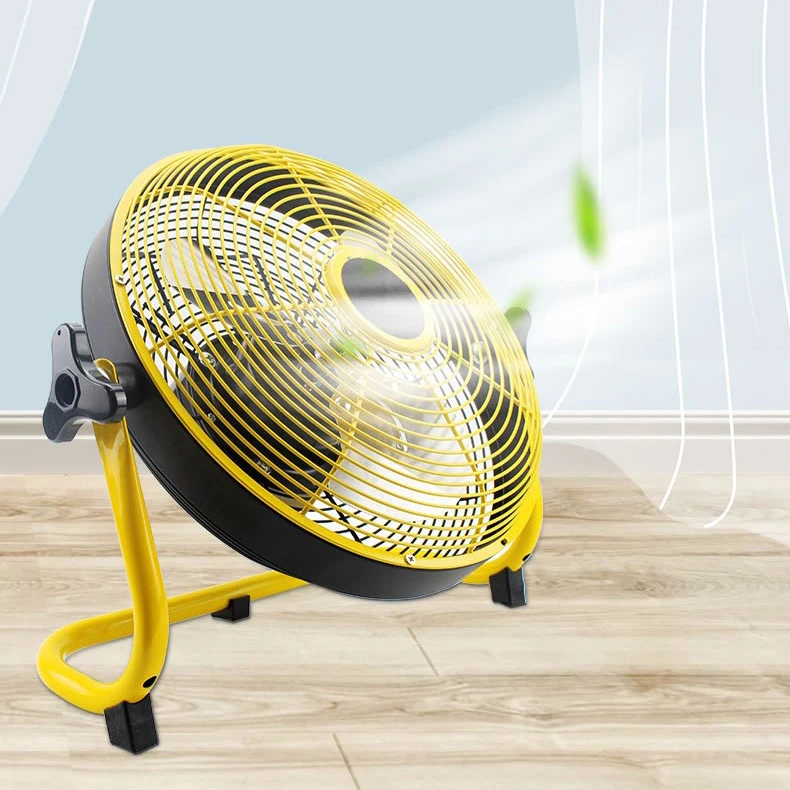 DF1006 DC 12V rechargeable timer metal low noise high velocity ventilador ventilateur portable cordless fan