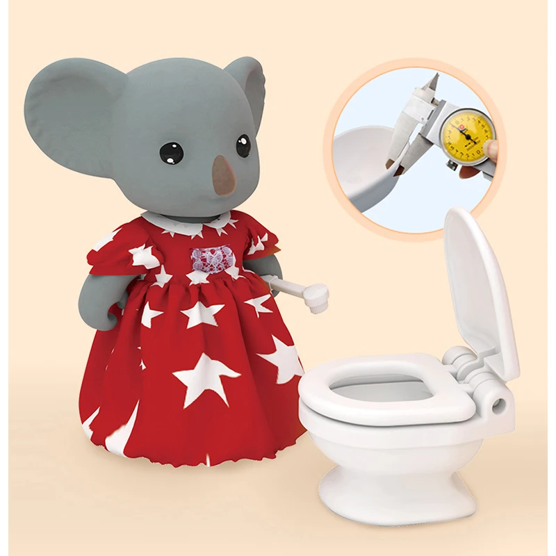 2022 new Koala diary kids DIY fashion doll house toy set children big size wood doll house