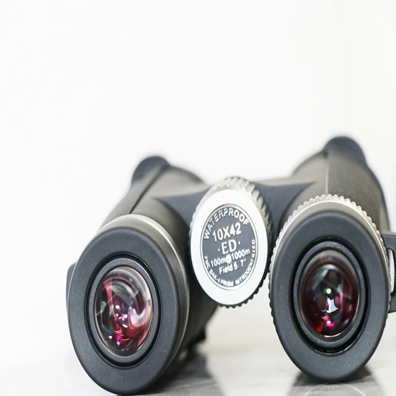 Image Stabilized Binocular Telescope bak4 Prism Binoculars with 42mm Aperture Clear Telescope for Sightseeing