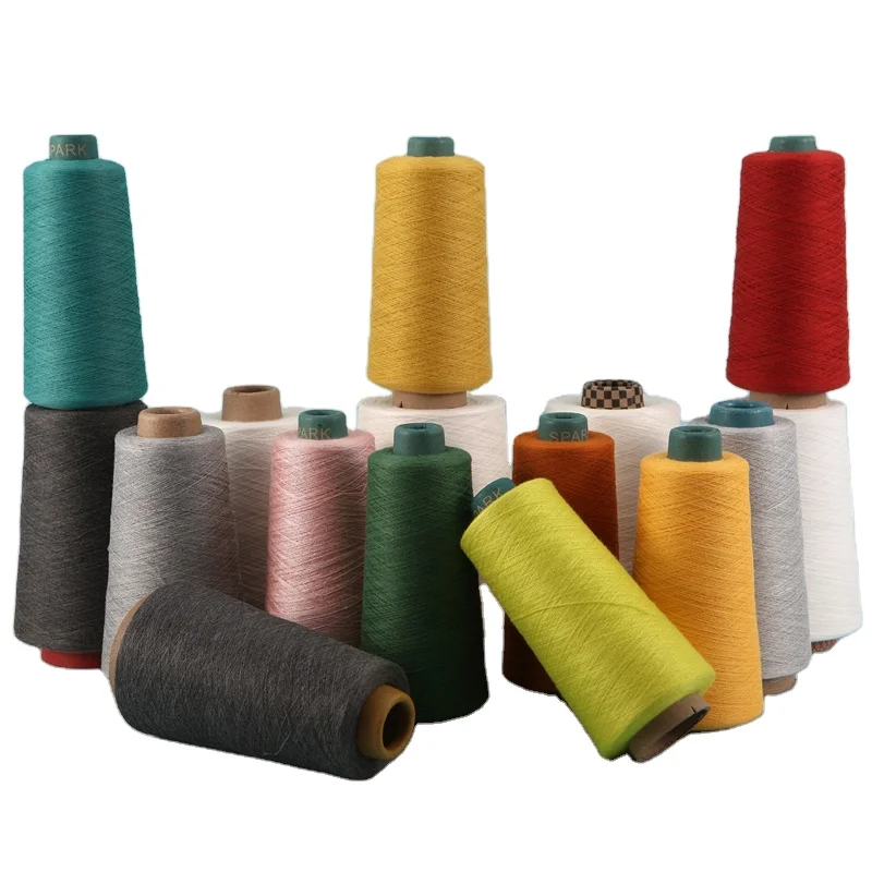 100% Bright Non Bulky Acrylic 52Nm/2 Hank Dyed Or Dyed On Cone For Average Color