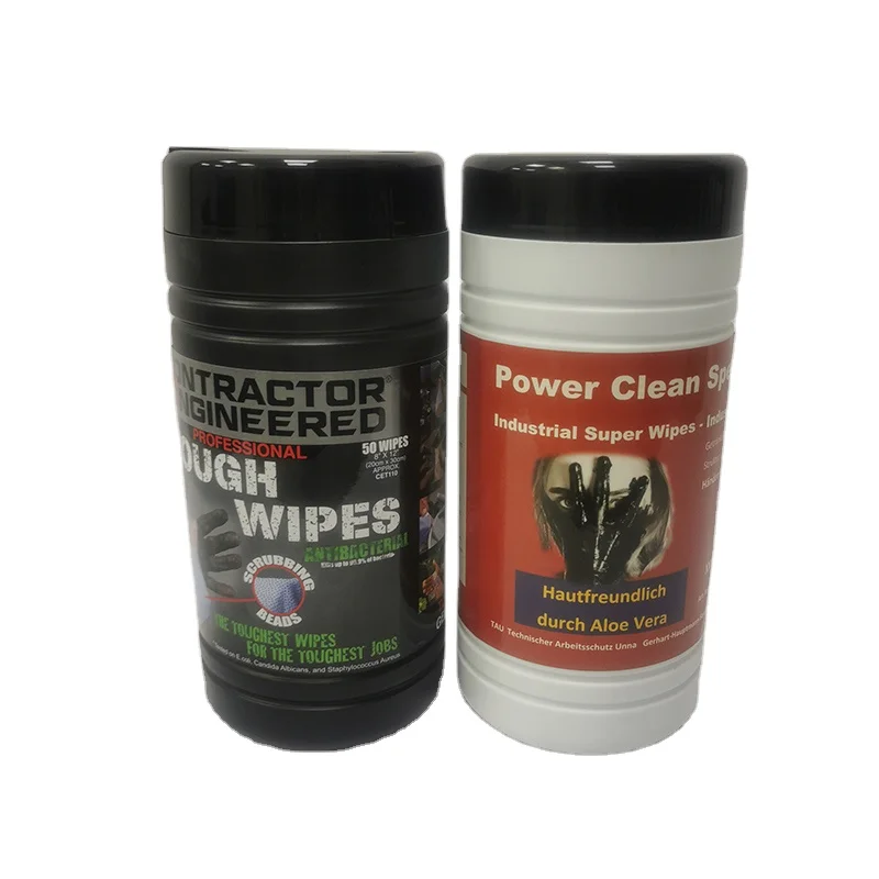 Custom Private Label Non Woven Heavy Duty Stain Remover Cleaning Industrial Wipes For Wholesale