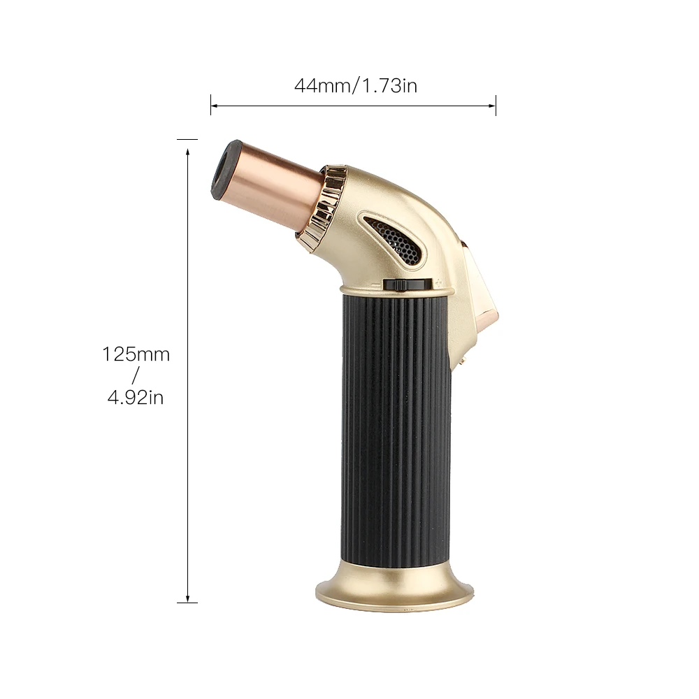 Hot selling butane torch lighter  adjust ignition head turbo jet flame torch lighter