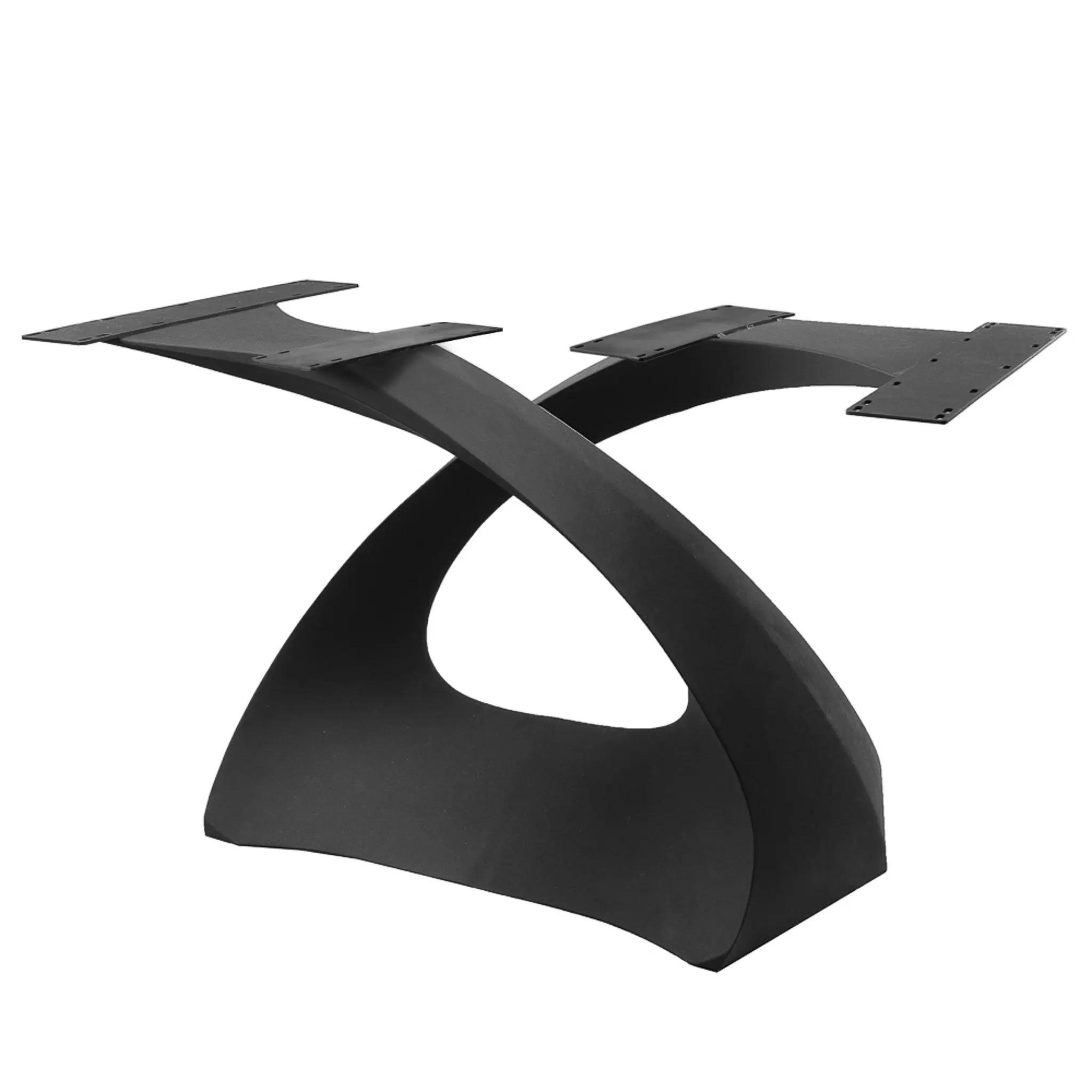 Custom Metal Table Legs Steel Pedestal Base Kitchen And Dining Metal Legs Mid Century Modern Furniture