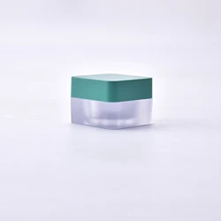 Square plastic cosmetic package containers for nail beauty industry makeup packaging 5g 10g 15g capacity wholesale low price