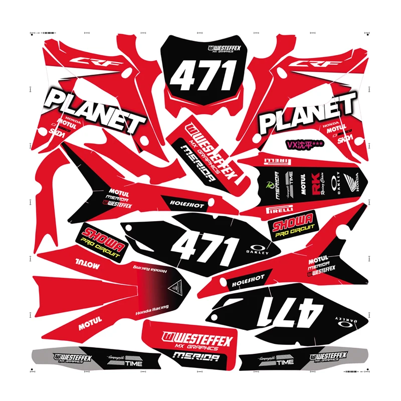 hot sale stickers for motorcycle wrapping