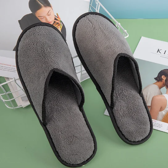 Best price soft comfortable hotel slippers disposable slippers for hotels spa travel