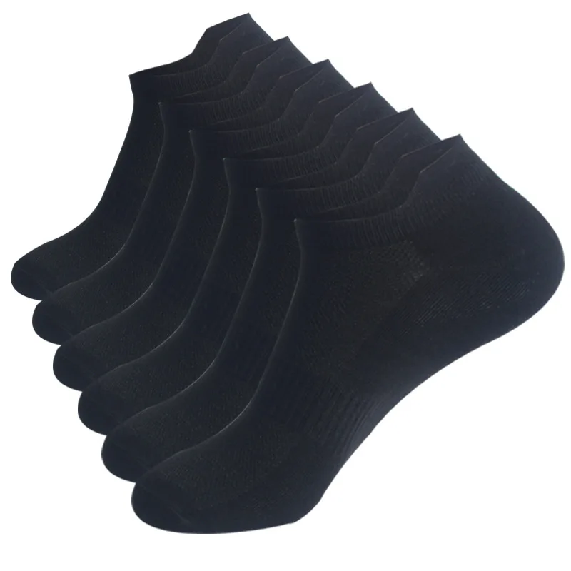 Hot sale solid designer color cotton socks breathable mesh sports socks men ankle invisible socks