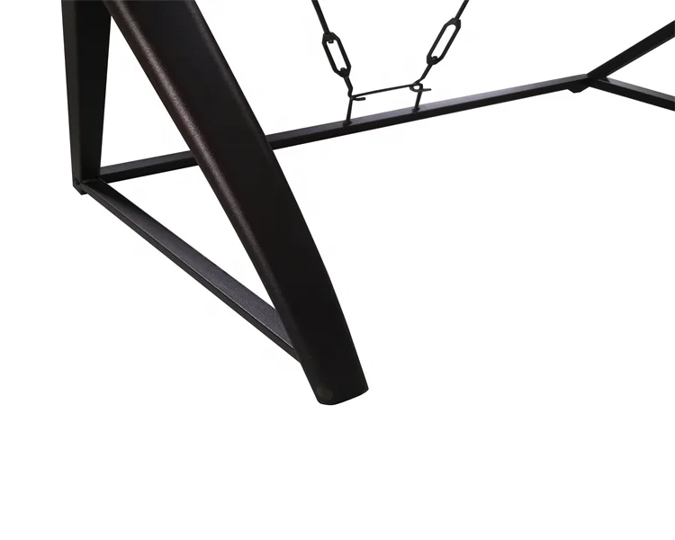 small computer desk tempered glass metal tube corner simple office desk