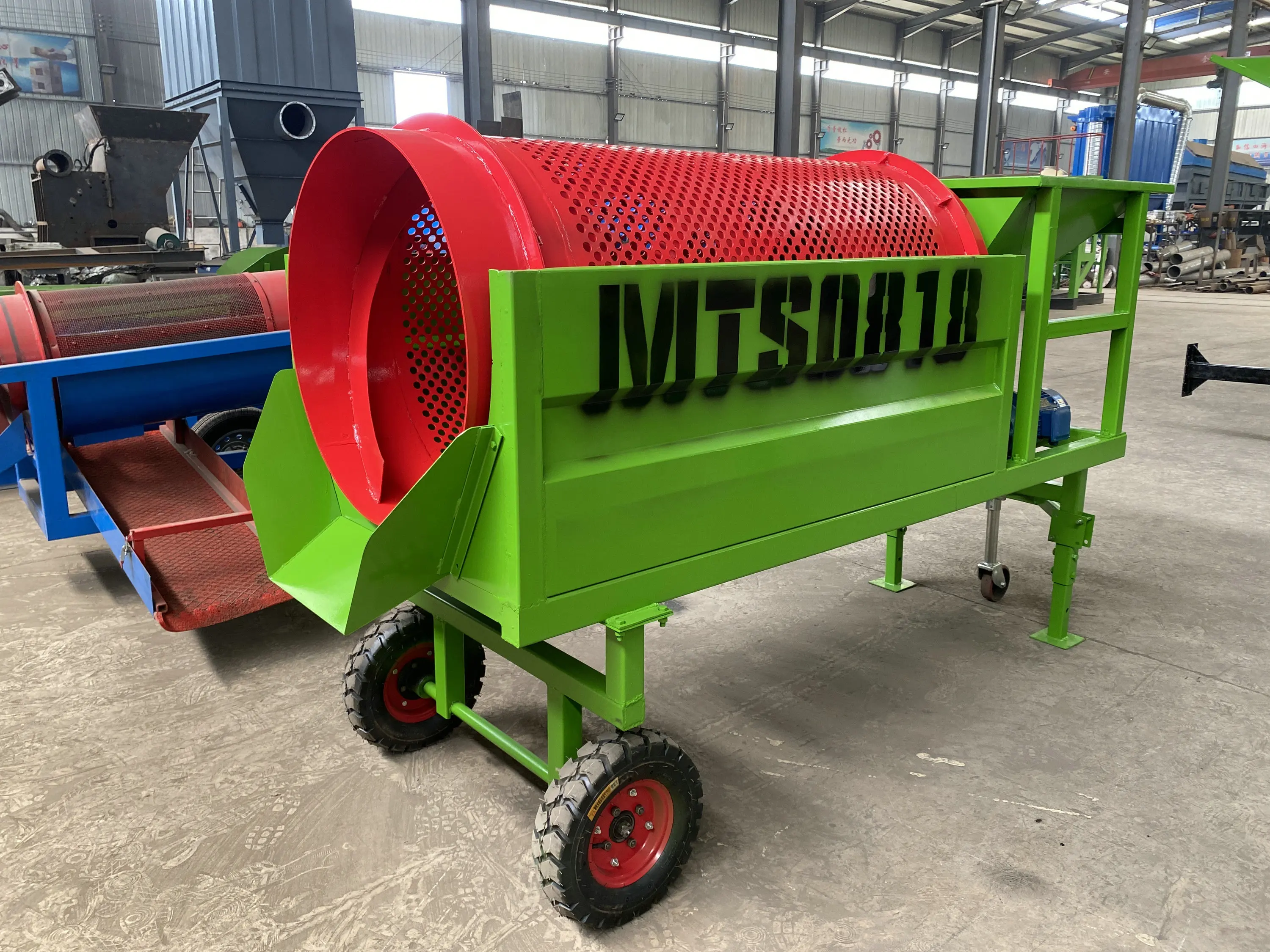 mobile trommel screen MTS0818  supplier direct small trommel screen