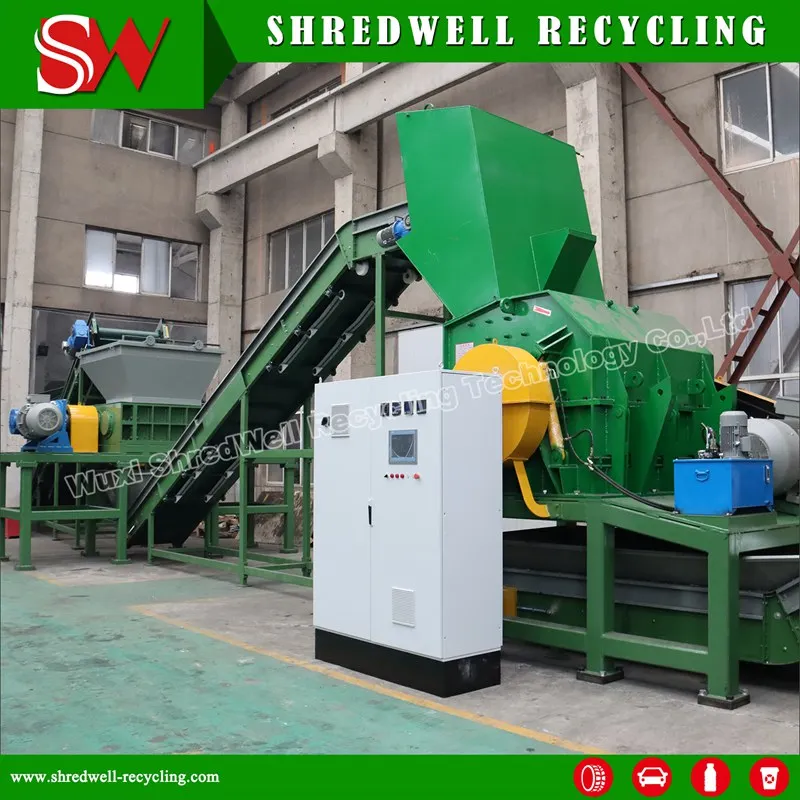 Metal Crusher For Densed Steel Production Hammer Mill For Recycling Metal