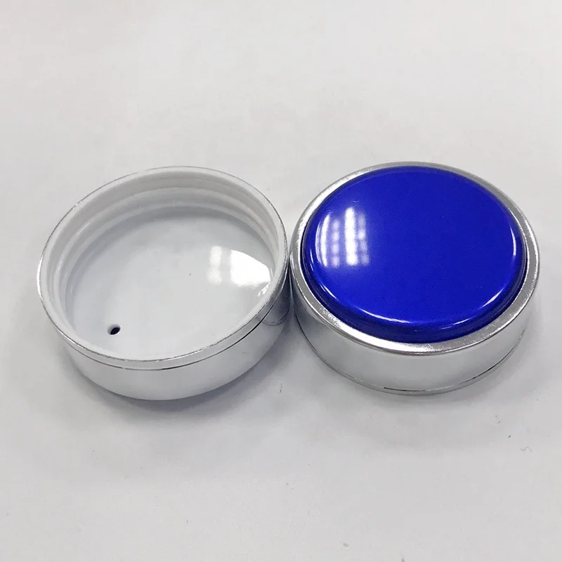 Aluminum Plastic Smooth Side 38/400 45/400 53/400 Threaded Caps Metal Jar Lids