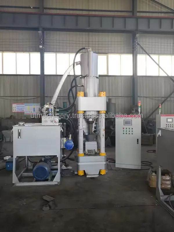 Hot sale hydraulic aluminium chips metal scrap block briquetting Low Price Ceiso Amalgam Scrap Briquet