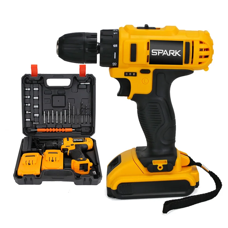 Original 18V Cordless Rechargeable Hand Drill Home Electric Screwdriver Battery Drilling Tools Set