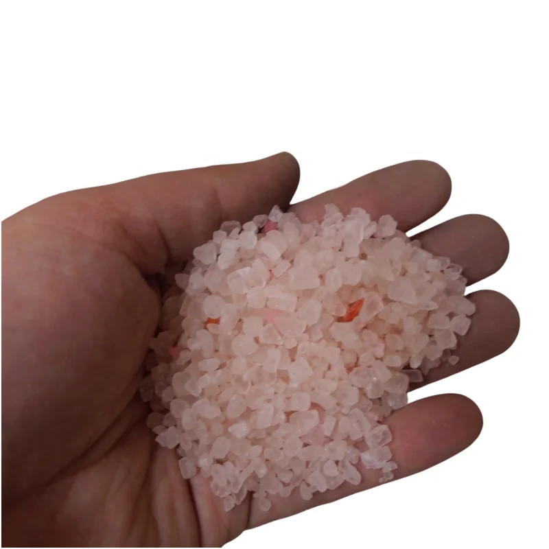 100% Pure pink salt sand Custom Packaging Natural Raw Organic Rock Pink Himalayan Salt granular