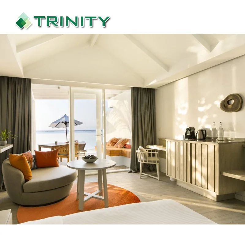 Современный элегантный дизайн, 5 звезд, гостиничная комната, деревянная кровать, вилла, курортный спальный комплект мебели