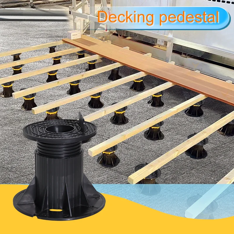 JNZ Best Seller Tile Support Self-Leveling Adjustable Raised Floor Pedestal With Key For Precise Height Adjustment