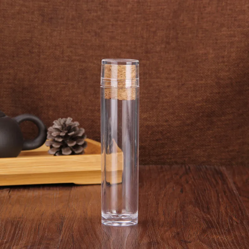 1g saffron bottle small plastic tube with cork lid
