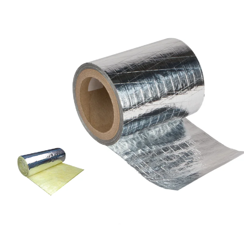 Металлизированная сетка из стекловолокна композитная фольга армированная ромбовидная металлическая для теплоизоляции крыши и труб