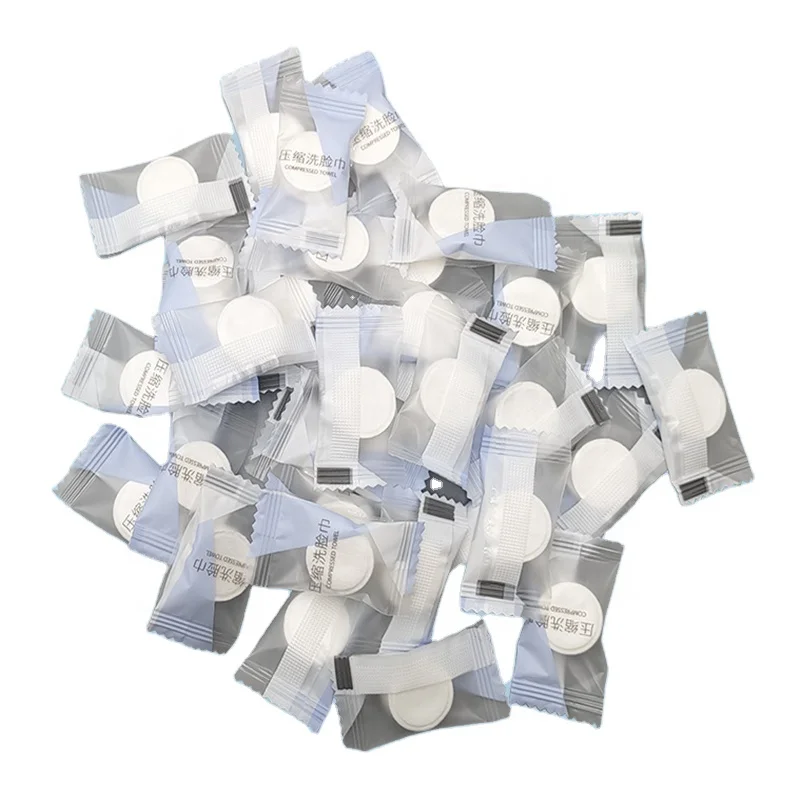 Wholesale Small Super Soft Biodegradable Organic Microfiber Wash Cloth Disposable Compressed Viscose Fiber Towel