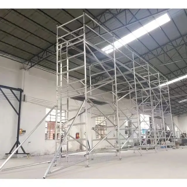 Factory High Quality Mobile Tower scaffolding H Frame Scaffold Construction Modern Design Style Walk through Frame galvanized