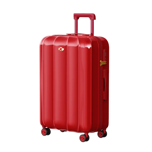 MGOB Made PC Material Luggage Stronger Lighter Suitcase 24 Inches Built-In TSA Lock Hard Case Luggage