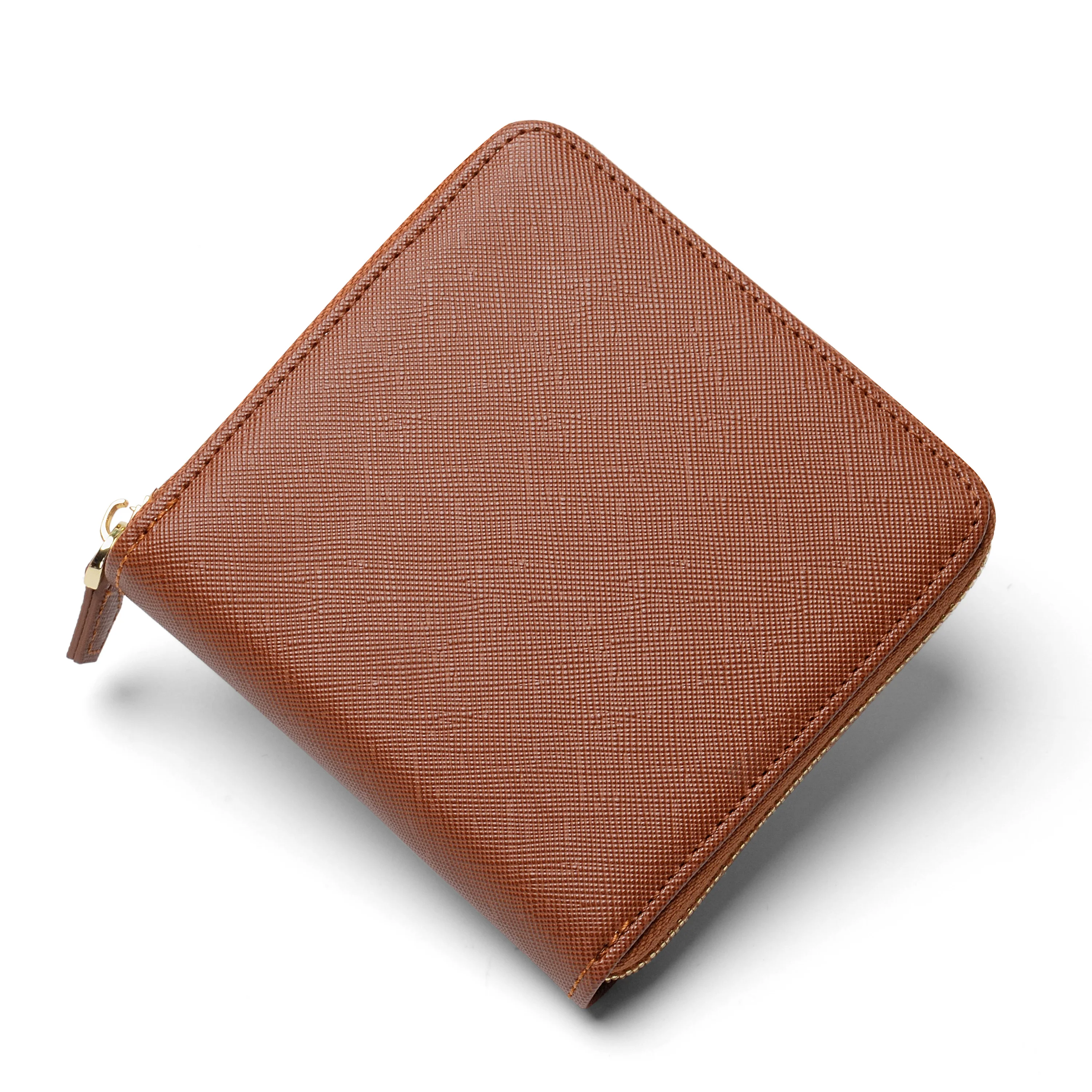 Premium Saffiano PU Leather Travel Jewelry Case With Logo Custom Square Lady jewelry storage Case
