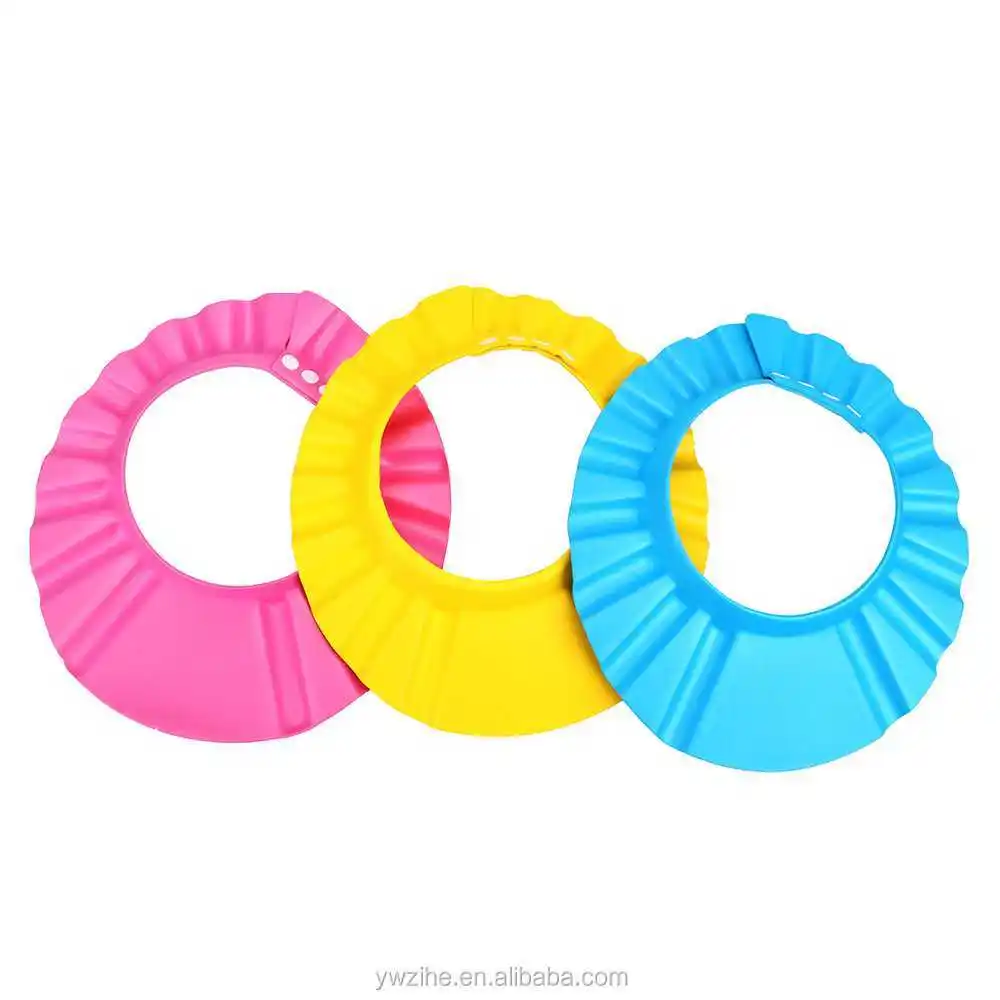 Children Kids Protect Soft  Bathing Bath Shower  Hat Baby Care Wash Hair Shield Adjustable Baby Shampoo