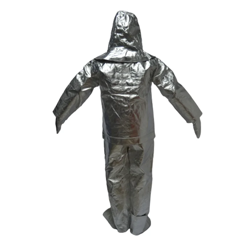 
Thermal Radiation Firefighter Uniform Thermal Radiation Fire Proximity Suit Aluminium Foil Firefighting Suit 