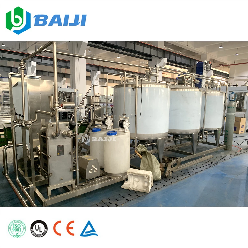 Fully automatic 500ml small scale rotary 3 in 1 fruit juice bottling making filling machine production line