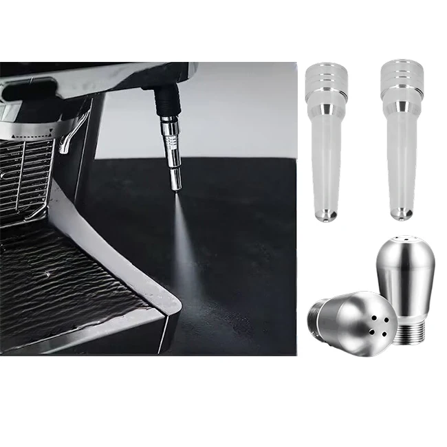 Direct sale customized Coffee Machine Accessories cnc turning coffee Maker part OEM machine coffee steam spout nozzle part